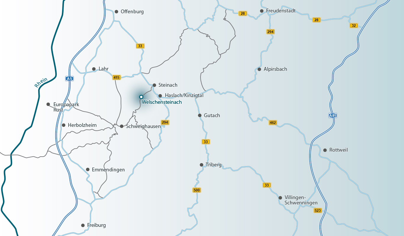 Anfahrtsplan Karte Autobahnen